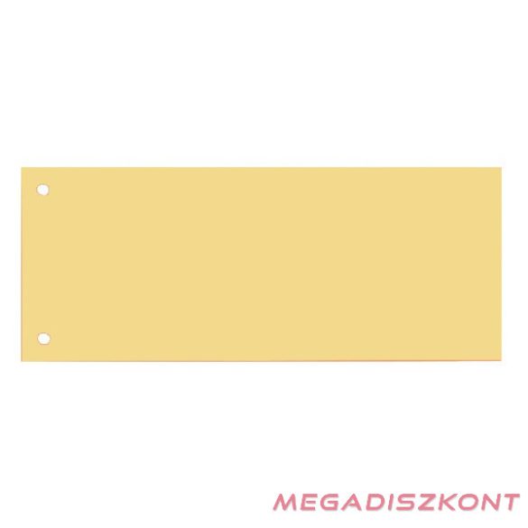Elválasztócsík KASKAD 105x240mm karton 57 citromsárga 50 darabos