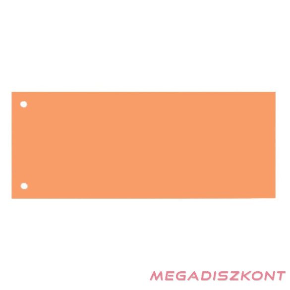 Elválasztócsík KASKAD 105x240mm karton 48 narancssárga 50 darabos