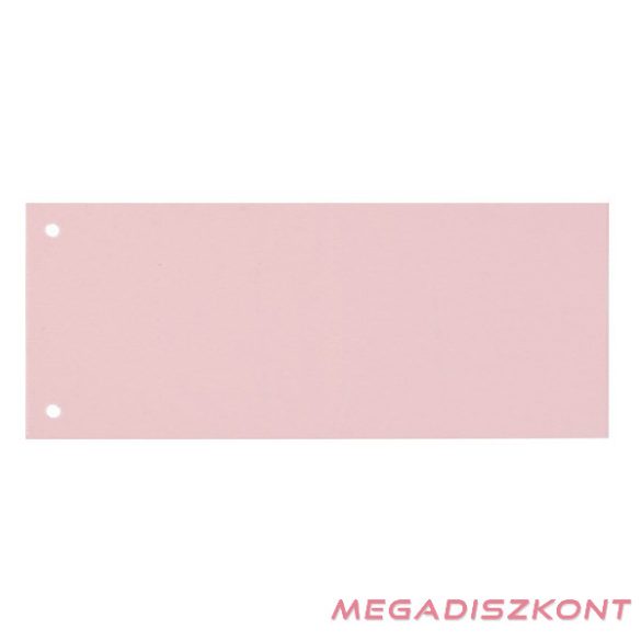 Elválasztócsík KASKAD 105x240mm karton 25 rózsaszín 50 darabos