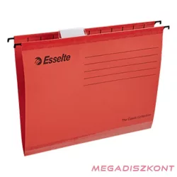   Függőmappa ESSELTE Classic A/4 karton újrahasznosított piros 25 darabos