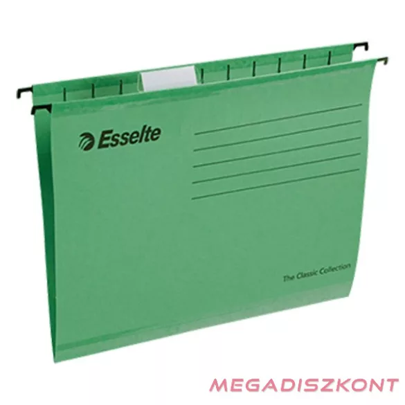 Függőmappa ESSELTE Classic A/4 karton újrahasznosított zöld 25 darabos