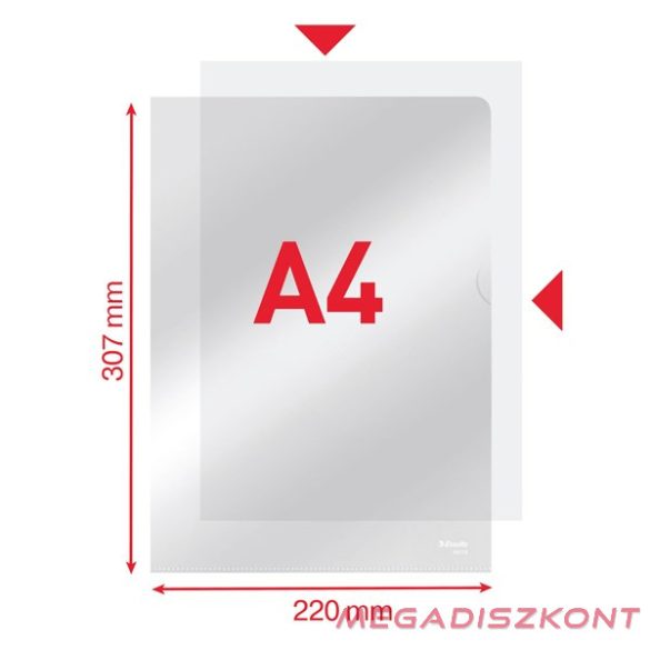 Genotherm "L" ESSELTE A/4 105 mikron luxus víztiszta 100 darabos