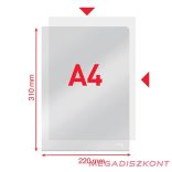 Genotherm "L" ESSELTE A/4 150 mikron luxus víztiszta 25 darabos