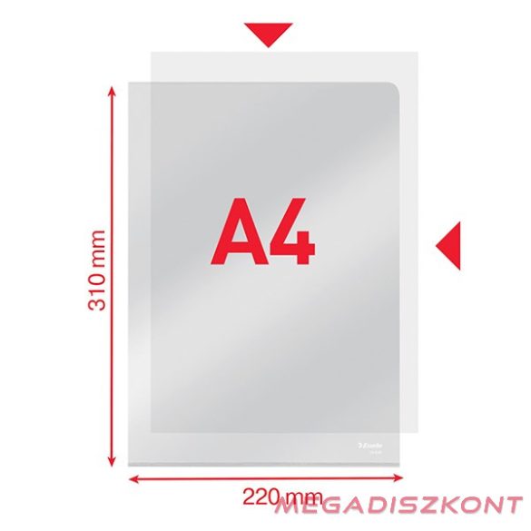 Genotherm "L" ESSELTE A/4 150 mikron luxus víztiszta 25 darabos