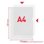 Genotherm "L" ESSELTE Standard  A/4 115 mikron narancsos 10 darabos