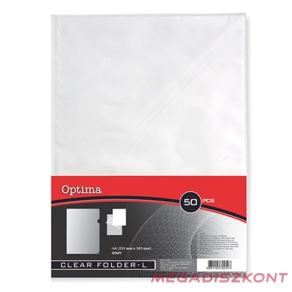 Genotherm "L" OPTIMA A/4 80 mikron víztiszta 50 darabos