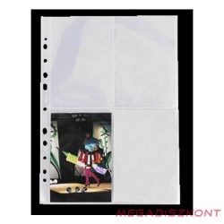   Lefűzhető fényképtartó tasak ESSELTE A/4 80 mikron víztiszta 40 darabos