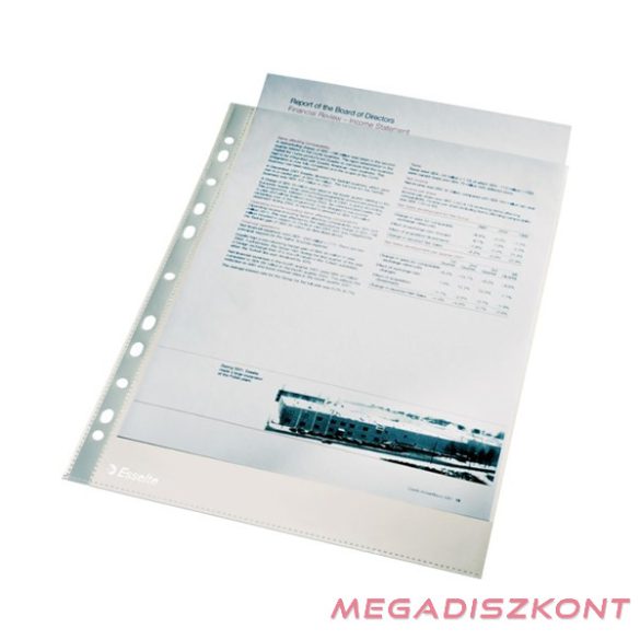 Lefűzhető genotherm ESSELTE luxus A/4 105 mikron víztiszta 100 darabos