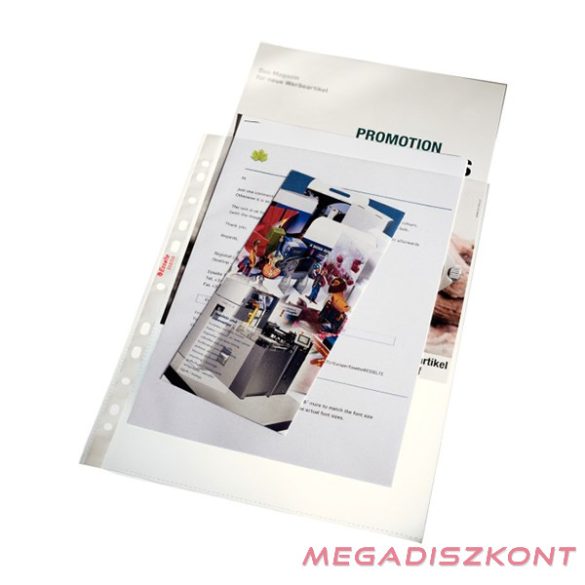 Lefűzhető genotherm ESSELTE A/4 maxi 100 mikron narancsos 25 darabos