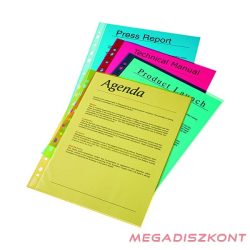   Lefűzhető genotherm ESSELTE A/4 55 mikron narancsos piros 10 darabos
