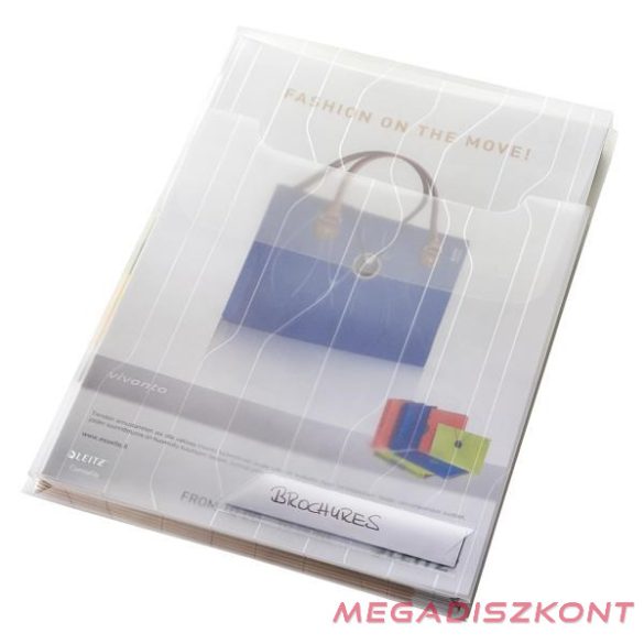 Lefűzhető genotherm LEITZ Combifile A/4 füles áttetsző 200 mikron 3 darabos