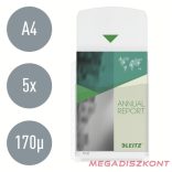 Lefűzhető genotherm LEITZ Jumbo A/4 170 mikron füles narancsos 5 darabos