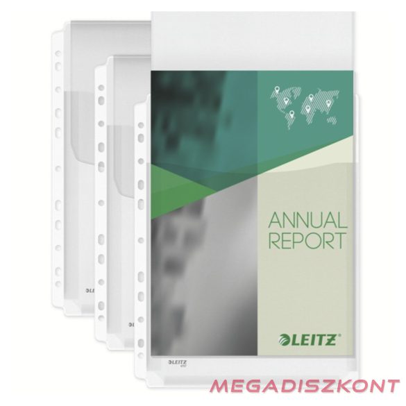 Lefűzhető genotherm LEITZ Jumbo A/4 170 mikron füles narancsos 5 darabos