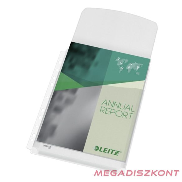 Lefűzhető genotherm LEITZ Jumbo A/4 170 mikron füles narancsos 5 darabos