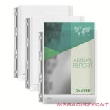 Lefűzhető genotherm LEITZ Jumbo A/4 170 mikron fémsínnel narancsos 3 darabos