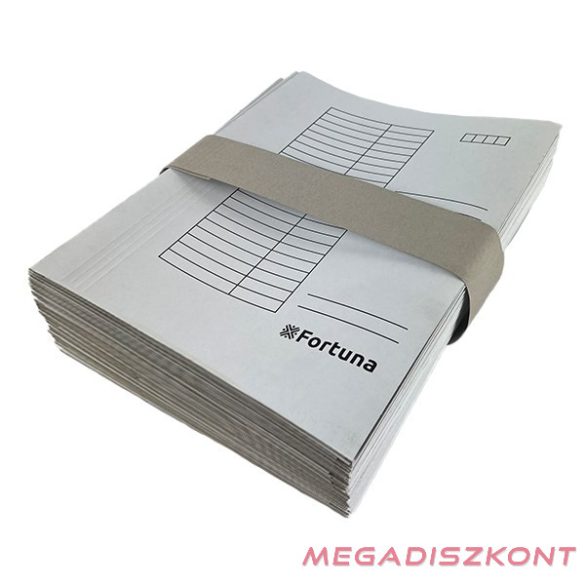 Gyorsfűző FORTUNA papír fehér