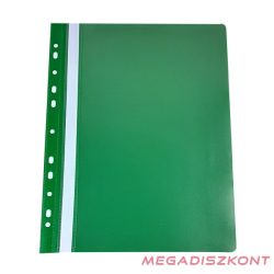 Gyorsfűző FORTUNA A/4 műanyag lefűzhető zöld