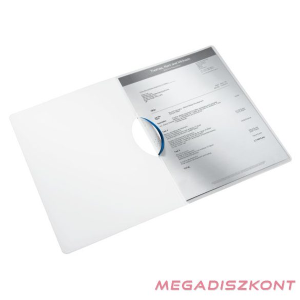 Gyorsfűző LEITZ Wow Colorclip A/4 kék