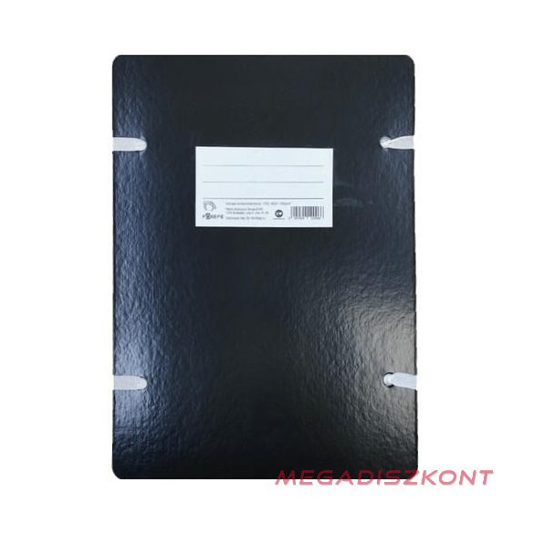 Irományfedél szalagos CLARISSA 1050 g fekete