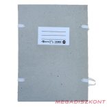 Irományfedél szalagos CLARISSA 650 g natúr 0,8m szalaggal