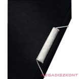 Gumis mappa LEITZ Style A/4 műanyag szaténfekete