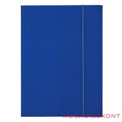 Gumis mappa ESSELTE Economy sötétkék