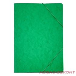 Gumis mappa A/4 prespán zöld 345 g