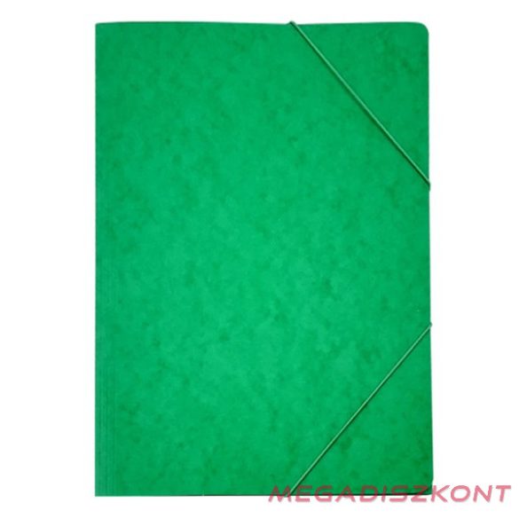 Gumis mappa A/4 prespán zöld 345 g