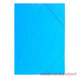 Gumis mappa A/4 prespán világoskék 345 g