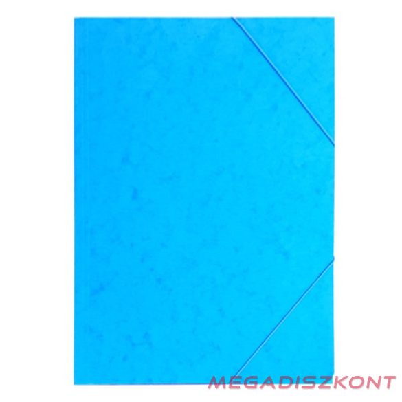 Gumis mappa A/4 prespán világoskék 345 g