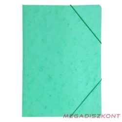 Gumis mappa A/4 prespán világoszöld 345 g