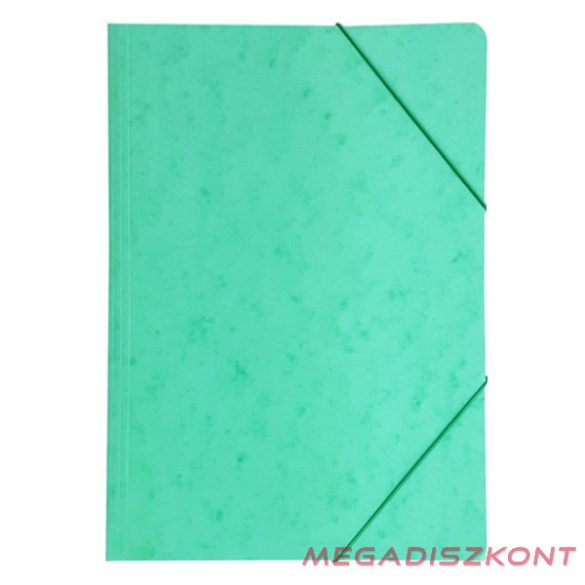 Gumis mappa A/4 prespán világoszöld 345 g