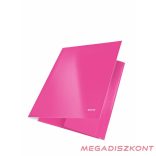 Gumis mappa LEITZ metálfényű rózsa