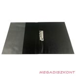 Mappa villámzáras FORTUNA A/4 pvc fekete