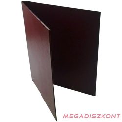 Mappa villámzáras FORTUNA A/4 pvc bordó