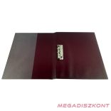 Mappa villámzáras FORTUNA A/4 pvc bordó