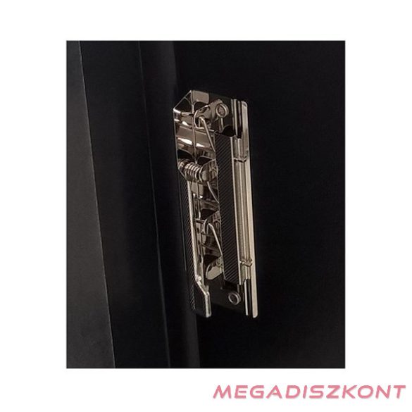 Mappa villámzáras A/5 pvc álló fekete