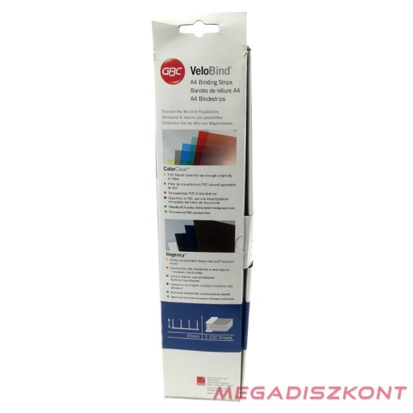 Lefűző GBC leporellohoz A/4 45mm fekete 25 darabos