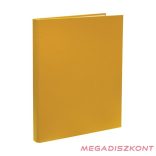 Mappa villámzáras OPTIMA A/4 karton sárga