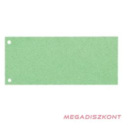 Elválasztócsík ESSELTE 105x240mm karton zöld 100 darabos