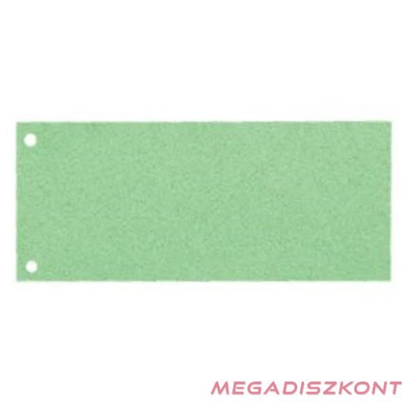 Elválasztócsík ESSELTE 105x240mm karton zöld 100 darabos