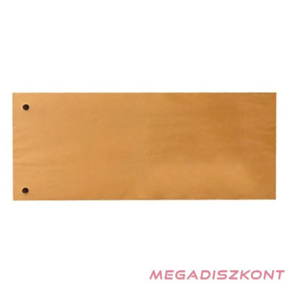 Elválasztócsík FORTUNA 105x235mm karton narancs 100 darabos