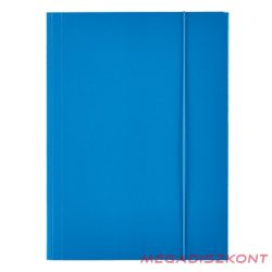 Gumis mappa ESSELTE Economy világoskék