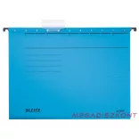 Függőmappa LEITZ Alpha Standard A/4 karton kék 25 darabos