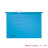 Függőmappa LEITZ Alpha Standard A/4 karton kék 25 darabos