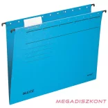 Függőmappa LEITZ Alpha Standard A/4 karton kék 25 darabos