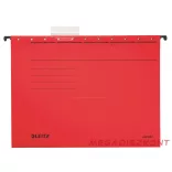 Függőmappa LEITZ Alpha Standard A/4 karton piros 25 darabos