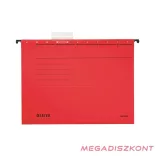 Függőmappa LEITZ Alpha Standard A/4 karton piros 25 darabos