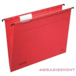 Függőmappa LEITZ Alpha Standard A/4 karton piros 25 darabos