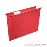 Függőmappa LEITZ Alpha Standard A/4 karton piros 25 darabos